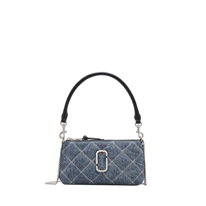 MARC JACOBS The Quilted Denim Snapshot Pochette image number 0
